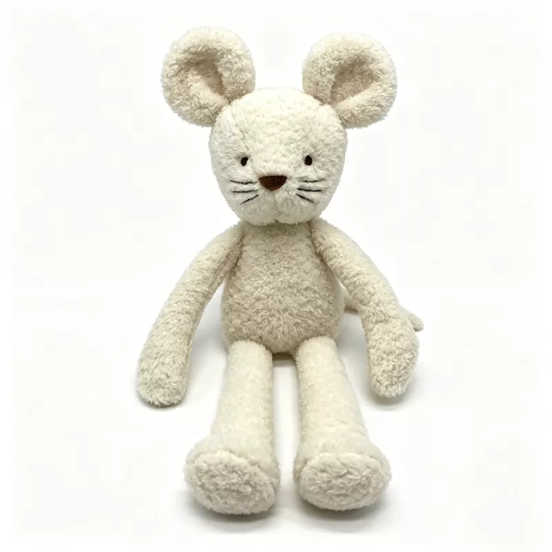 Long Legged Creamy White Rat Plush Toy Long Legged Creamy White Rat Plush Toy